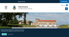 Desktop Screenshot of comuneeraclea.it